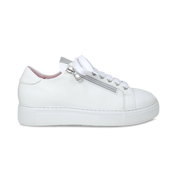 Feather: White Leather Shoes Sole Bliss
