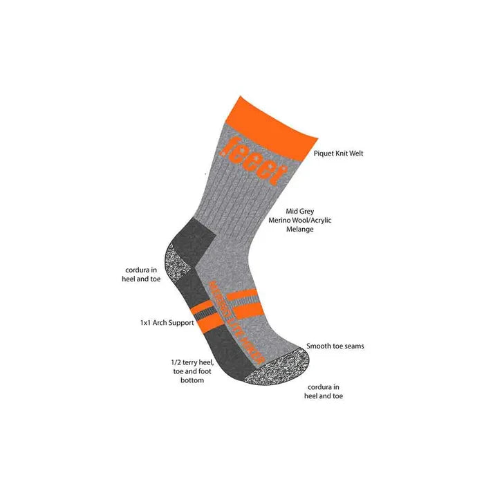 Feeet Merino Lite Hiker Socks - John Bull Clothing  from  John Bull Clothing