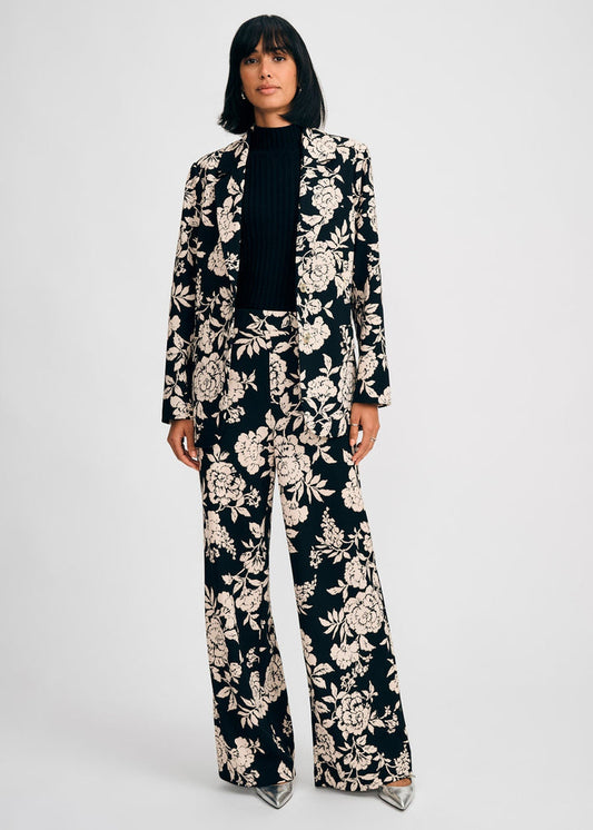 Floral Single Breasted Jacket