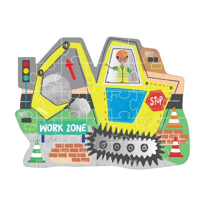 Floss and Rock - 30pc Shaped Puzzle - Construction