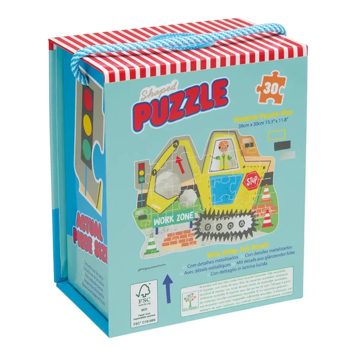 Floss and Rock - 30pc Shaped Puzzle - Construction