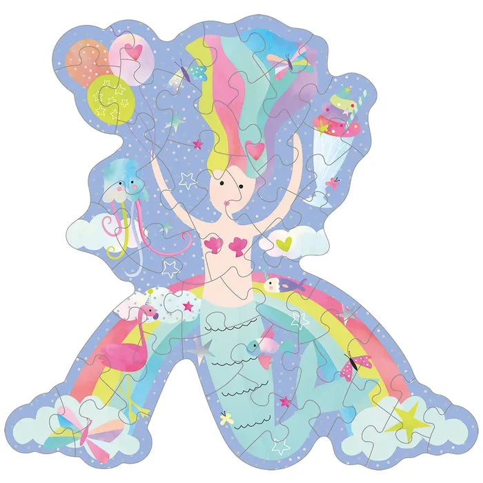 Floss and Rock - 40pc Shaped Puzzle - Fantasy