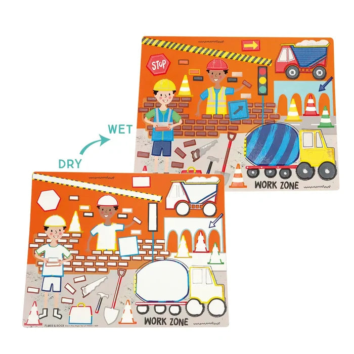 Floss and Rock - Reusable Water Placemats - Construction