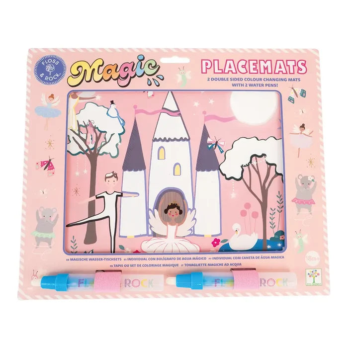 Floss and Rock - Reusable Water Placemats - Fairies