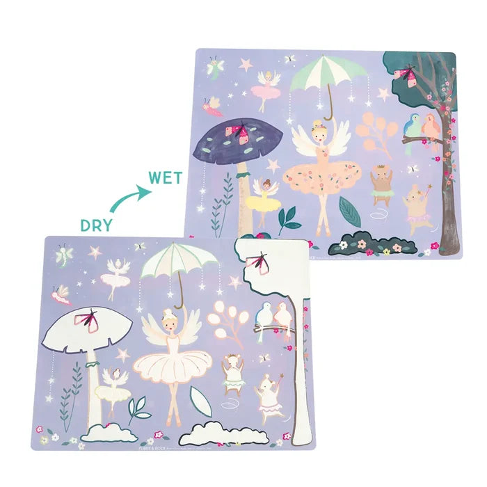 Floss and Rock - Reusable Water Placemats - Fairies