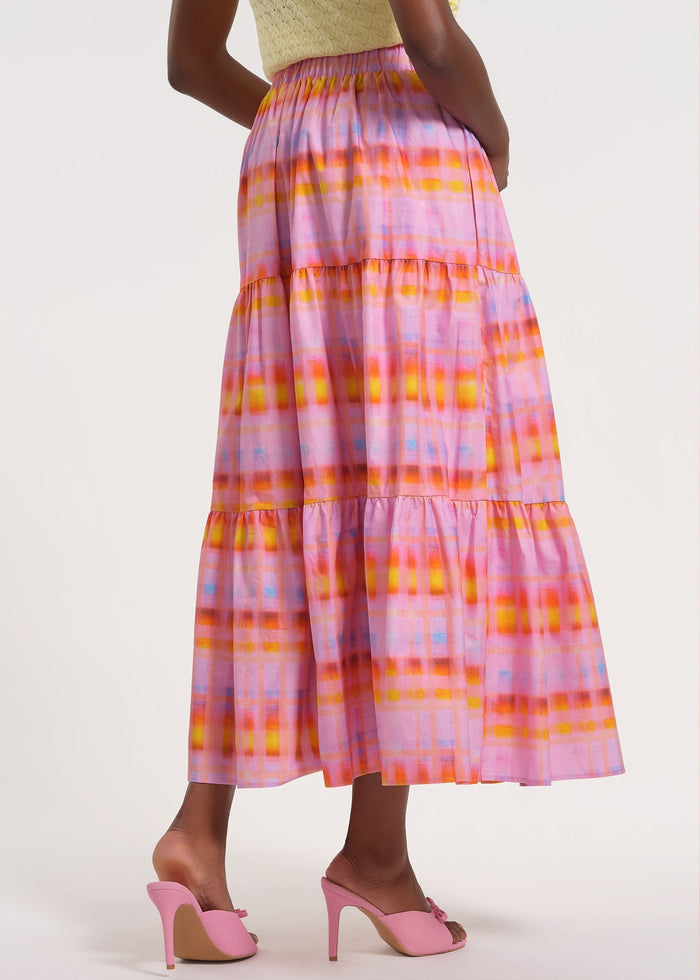 Flowy Tiered Midi Skirt