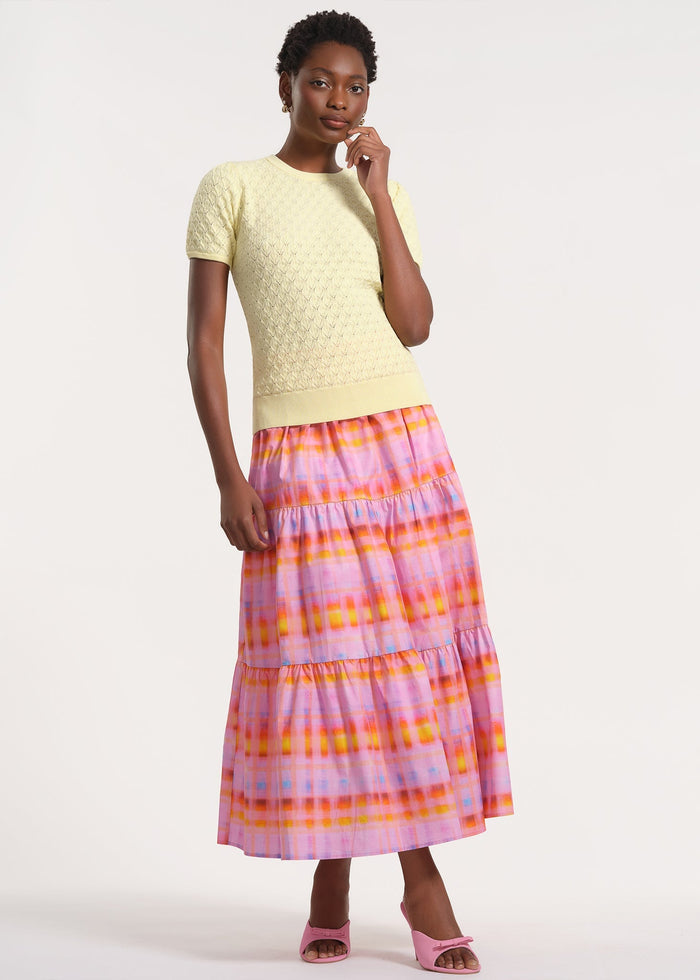 Flowy Tiered Midi Skirt