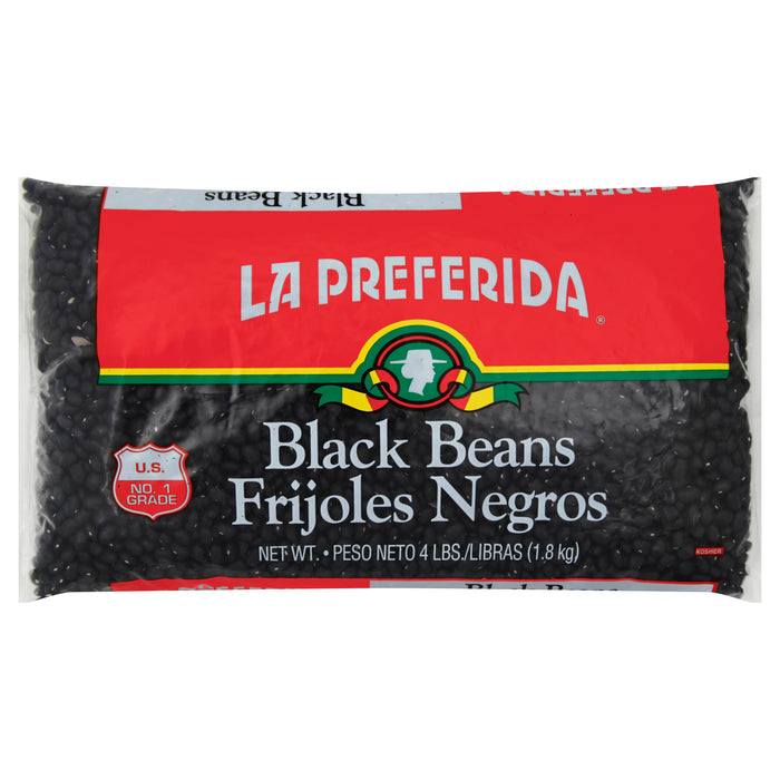 Frijoles negros La Preferida 4 lb