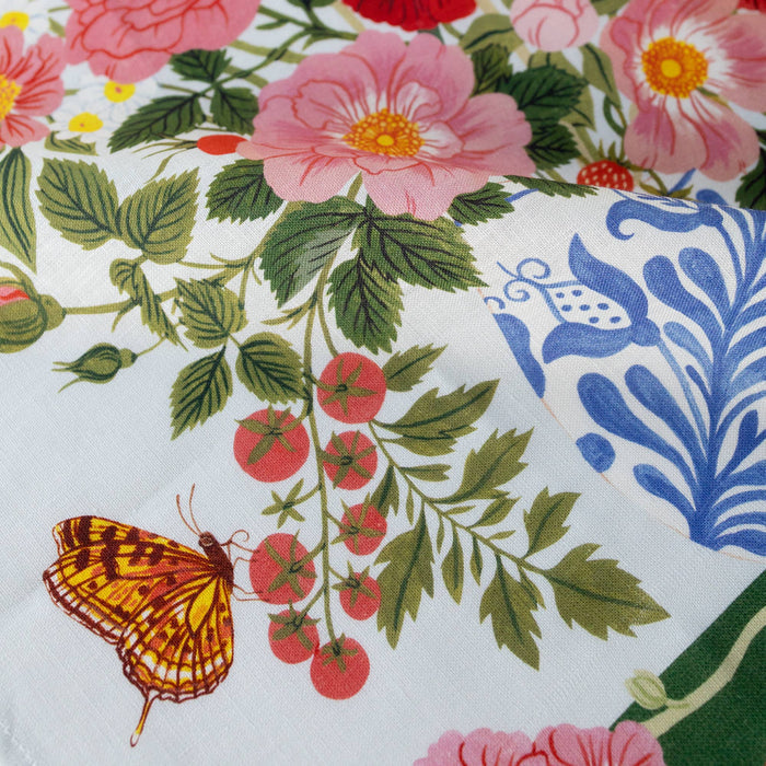 Garden Vase Linen Tea Towel - Botanica Paper Co.