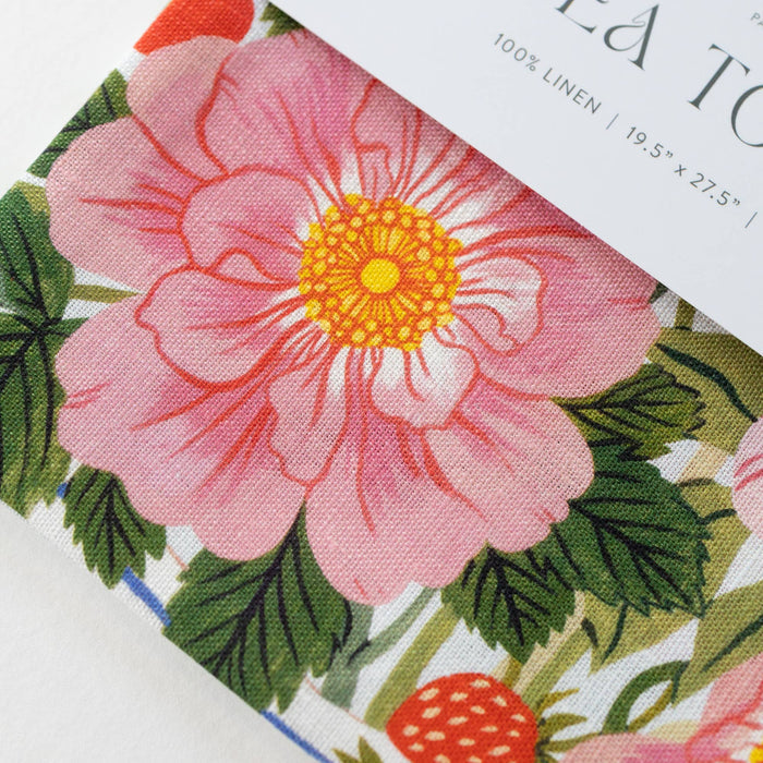 Garden Vase Linen Tea Towel - Botanica Paper Co.