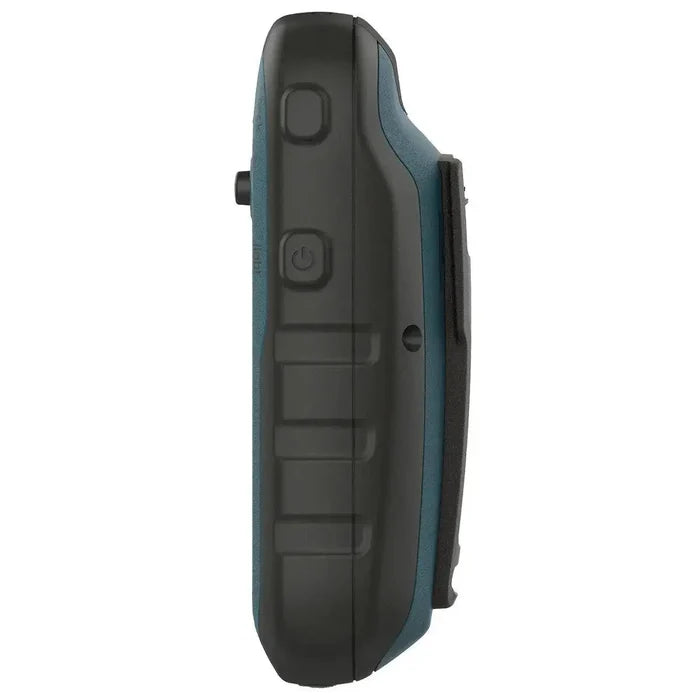 Opposite side view of the Garmin eTrex 22x GPS device, highlighting its sturdy construction and accessible controls for seamless outdoor use.  from  John Bull Clothing