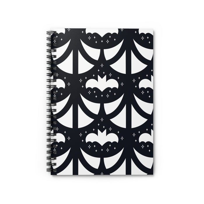 Geo Bat Graphic Spiral Notebook