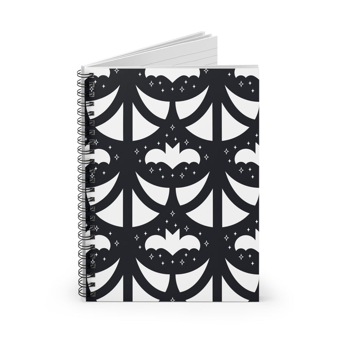 Geo Bat Graphic Spiral Notebook