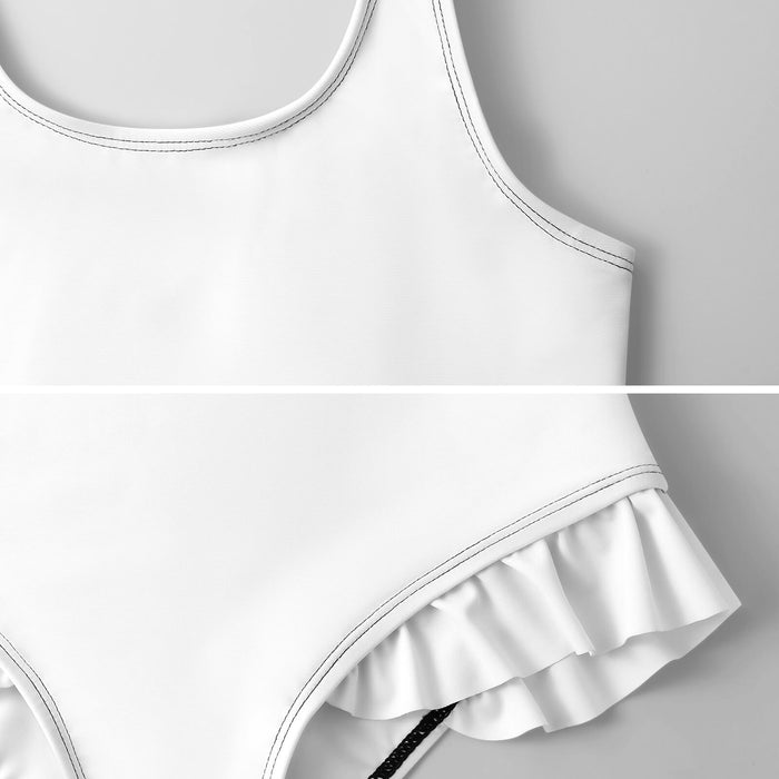 Ghost Family Ruffle Swimsuit (Kids) - PRE ORDER