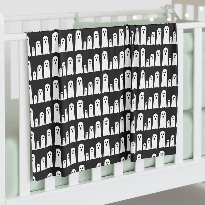 Ghost Family Swaddle Blanket