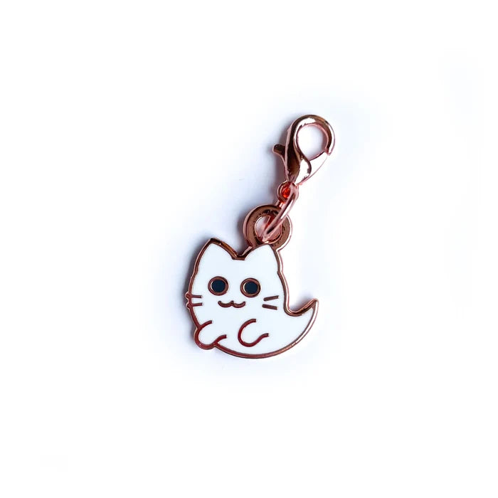 Ghost Kitty Charm