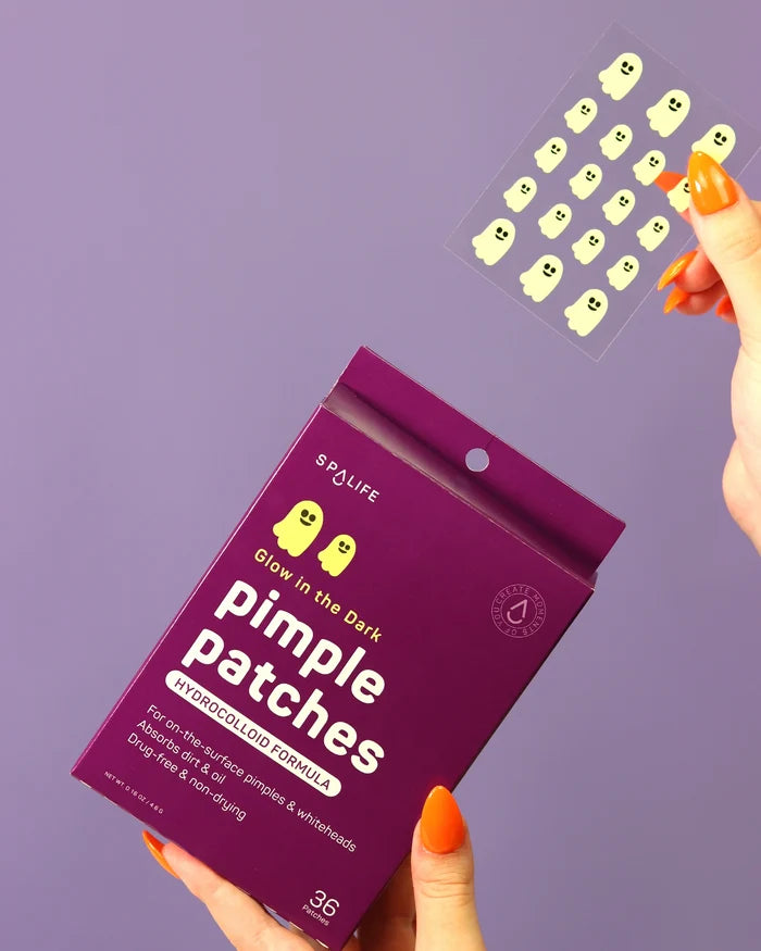 Glow in the Dark Ghost Pimple Patches