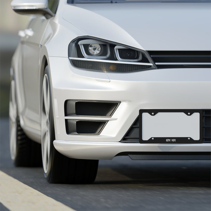 Goth Mom Doom License Plate Frame