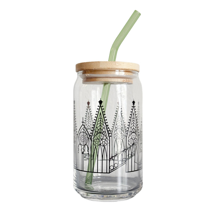 Gothic Gable Glass Tumbler