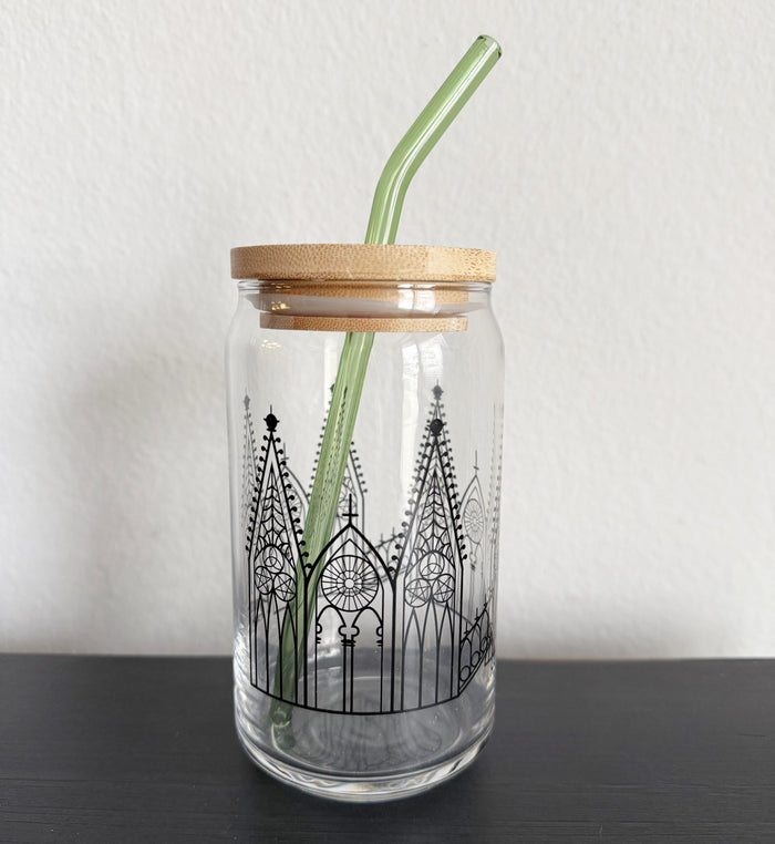 Gothic Gable Glass Tumbler