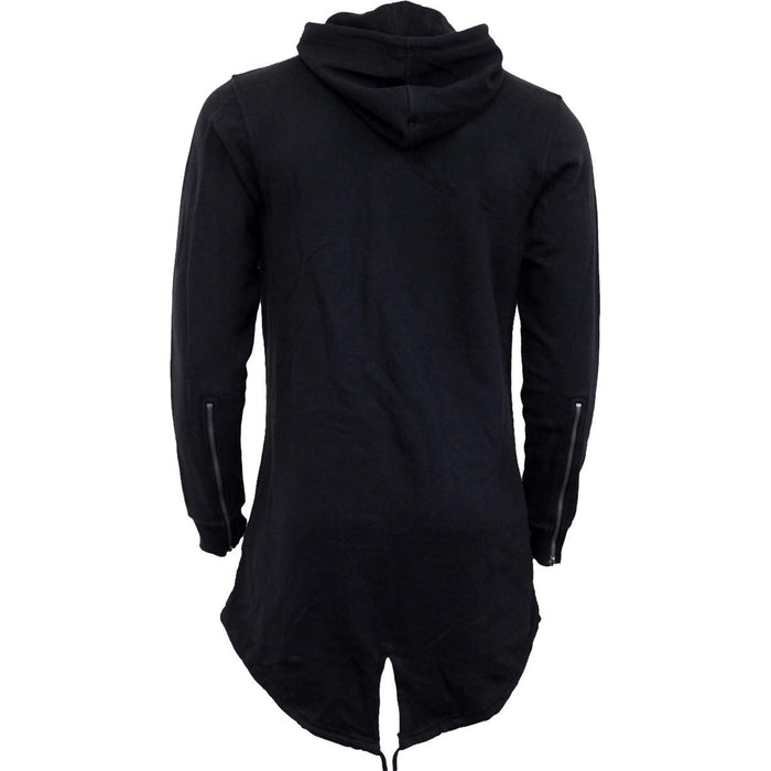 GOTHIC ROCK - Ladies Fish Tail Full Zip Hoody - Zip Sleeve - Spiral USA