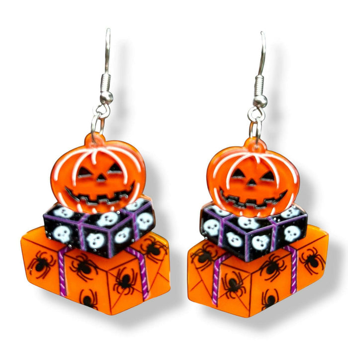 Halloween Happy Mail Earrings by 50's Vintage Dame x Lipstick & Chrome