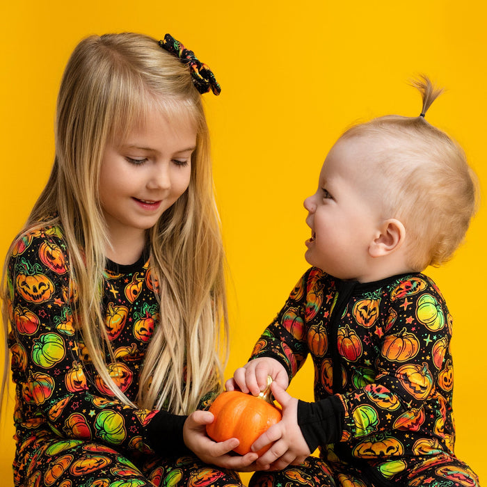 Halloween | Spooky Pumpkins | Bamboo Two-Piece Pajamas