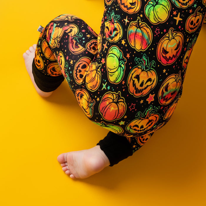 Halloween | Spooky Pumpkins | Bamboo Zipper Pajamas