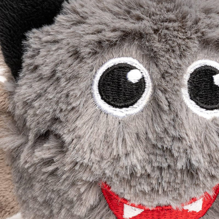 Halloween Spooky Winged Bat Plush Squeaky Ball Dog Toy