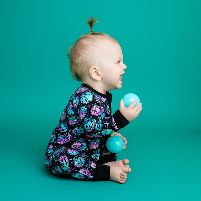 Halloween | Starlight Pumpkins | Bamboo Zipper Pajamas