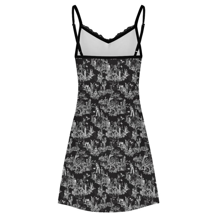 Halloween Toile Slip Night Dress (Adults) - PRE ORDER