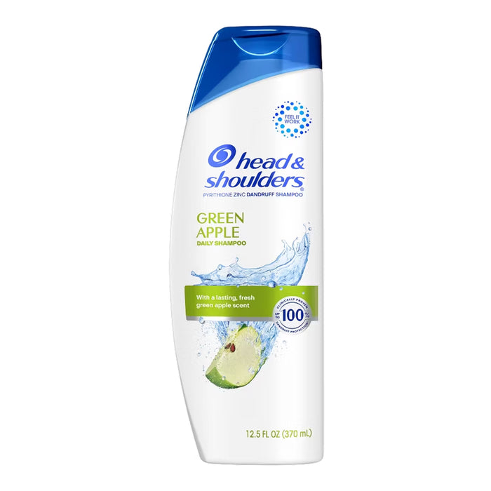 Head & Shoulders Green Apple Anti-Dandruff Shampoo - 12.5 oz - 6 Pack