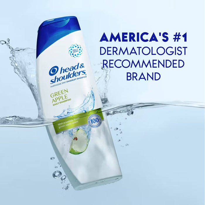Head & Shoulders Green Apple Anti-Dandruff Shampoo - 12.5 oz - 6 Pack