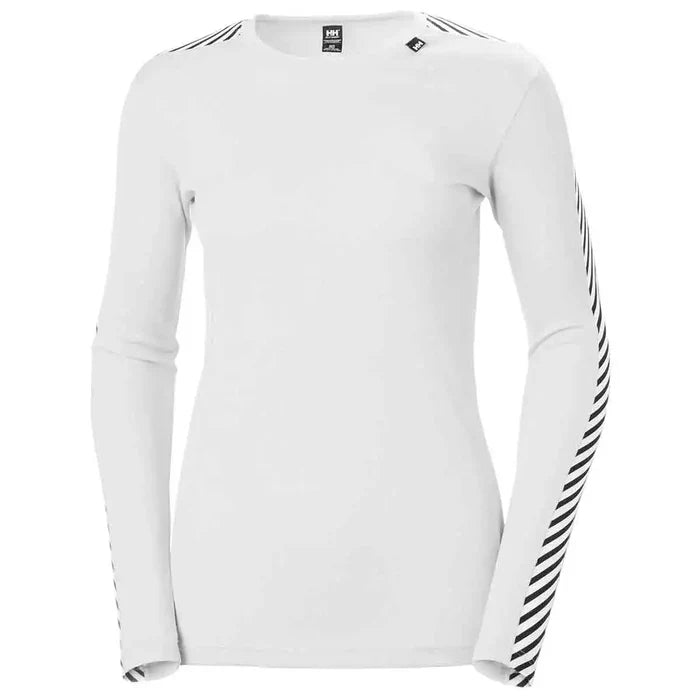Helly Hansen Womens Lifa Stripe Long Sleeve Crew Base Layer - John Bull Clothing  from  John Bull Clothing