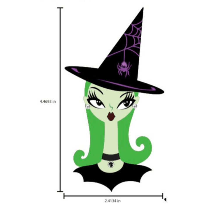 Hex Appeal Spooky Doll Brooch by Miss Fluff x Lipstick & Chrome