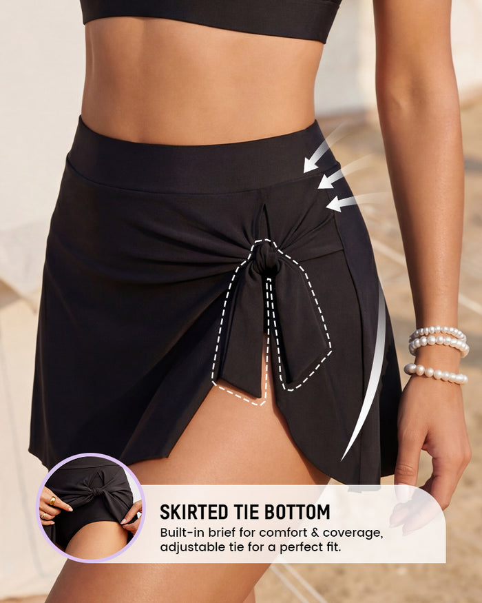 High Waist Tummy Control Push Up Bikini