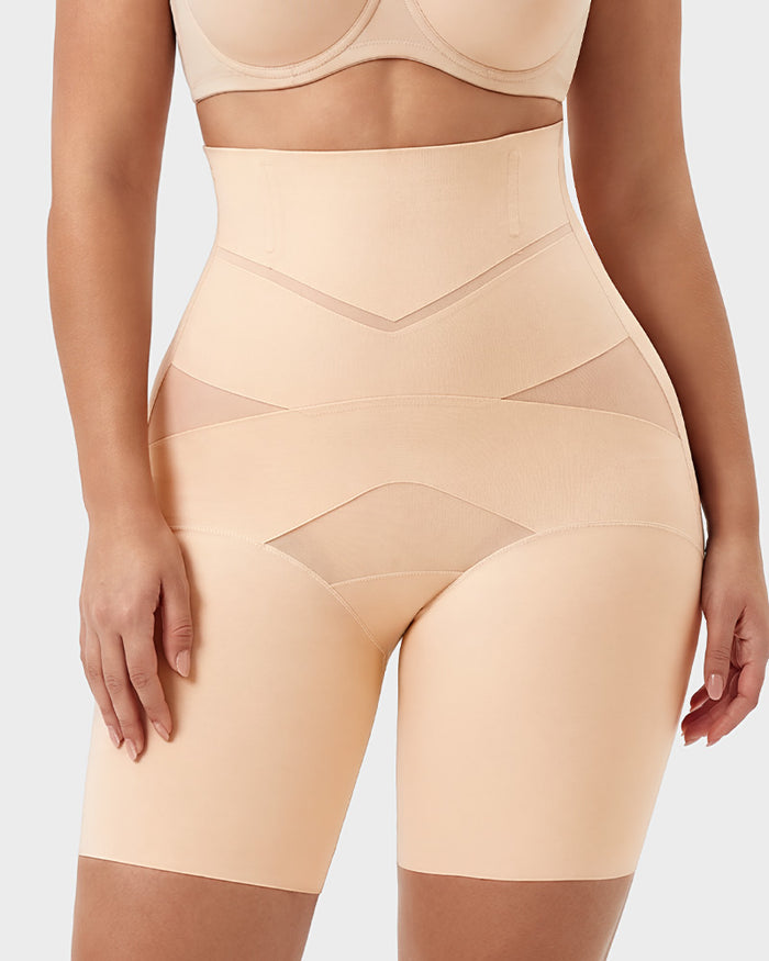 High-Waisted Tummy Control & Butt-Lift Shaper Shorts