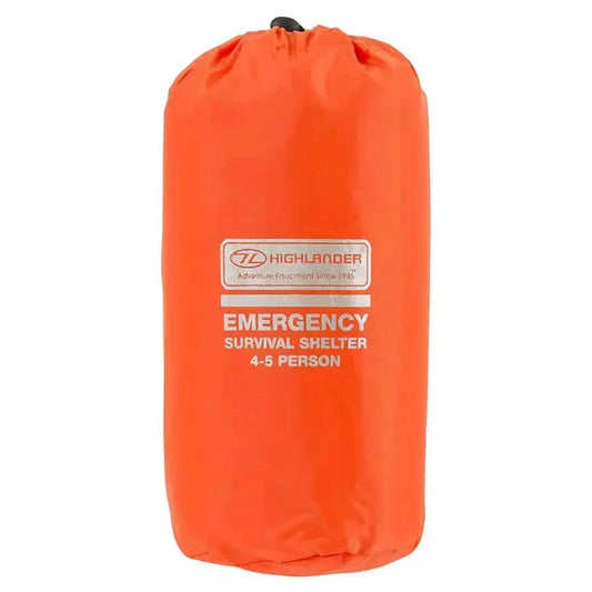 Highlander 4-5 Emergency Survival Shelter - John Bull Clothing  from  John Bull Clothing