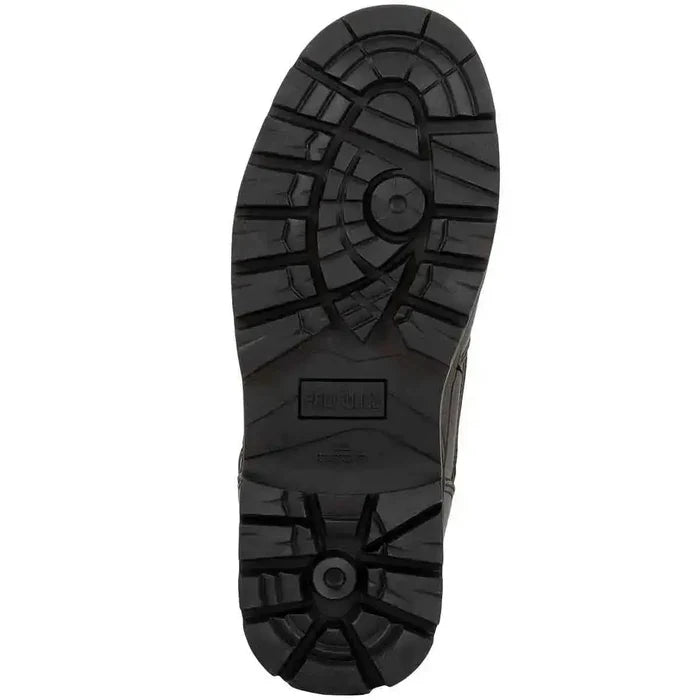 Highlander Delta Brown Combat Boot outsole featuring a slip-resistant, high-traction tread for superior grip in tough terrains.  from  John Bull Clothing