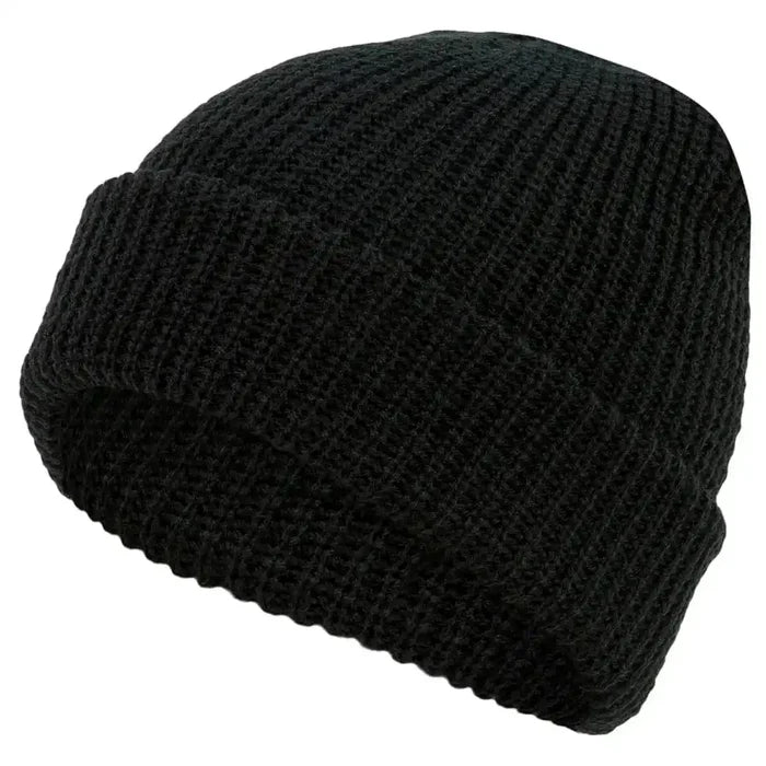 Highlander Deluxe Winter Watch Beanie Hat - John Bull Clothing Black from  John Bull Clothing
