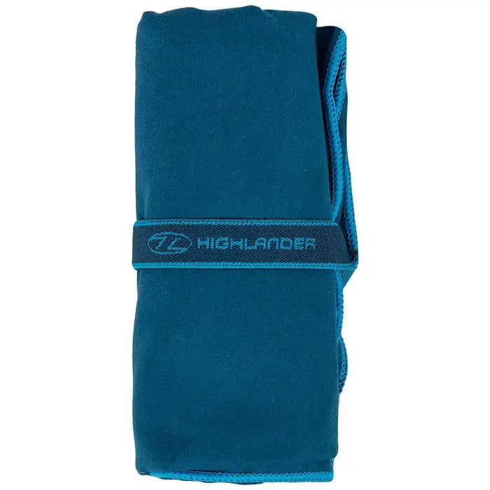 Highlander Fibresoft Quick Dry Travel Towel - John Bull Clothing Blue from  John Bull Clothing