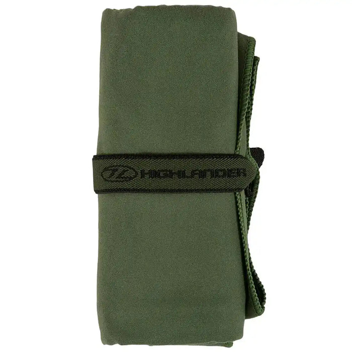 Highlander Fibresoft Quick Dry Travel Towel - John Bull Clothing Green from  John Bull Clothing