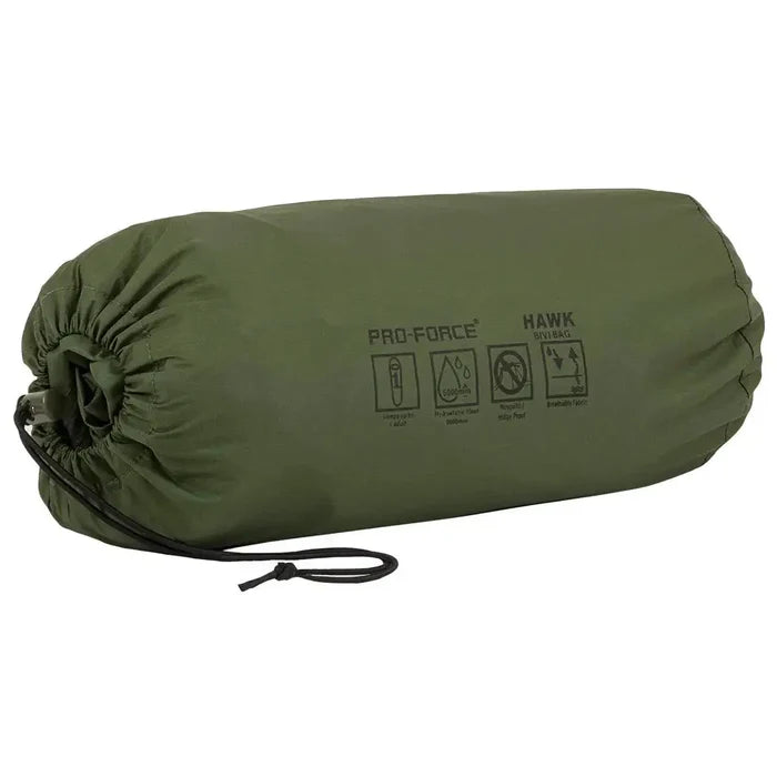 Highlander Hawk Waterproof Olive Bivi Bag - John Bull Clothing  from  John Bull Clothing