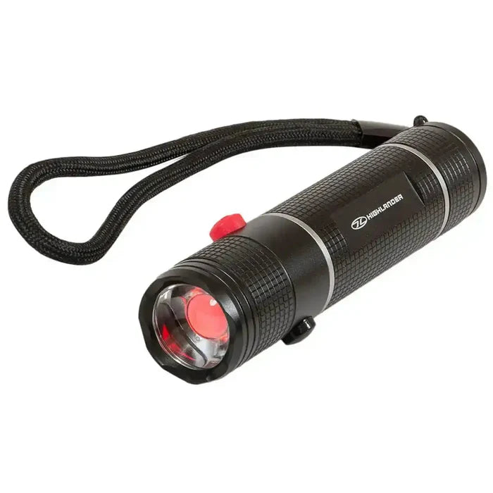 Highlander Hawkeye Tactical Dual Button Torch - Red & White Light - John Bull Clothing  from  John Bull Clothing