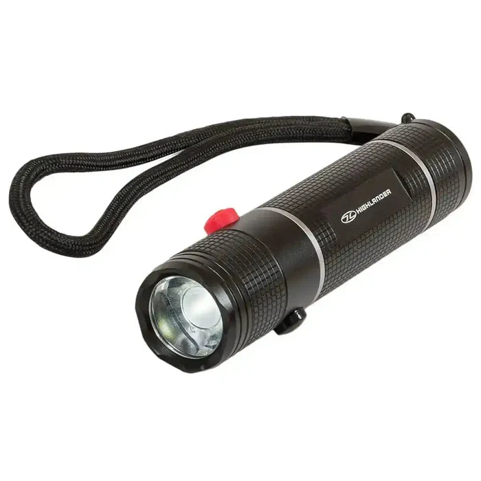 Highlander Hawkeye Tactical Dual Button Torch - Red & White Light - John Bull Clothing  from  John Bull Clothing