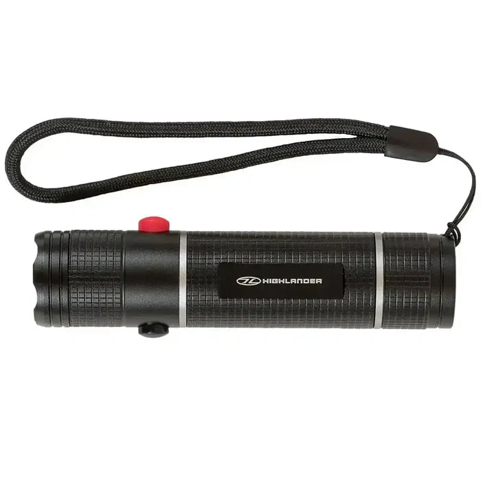 Highlander Hawkeye Tactical Dual Button Torch - Red & White Light - John Bull Clothing  from  John Bull Clothing