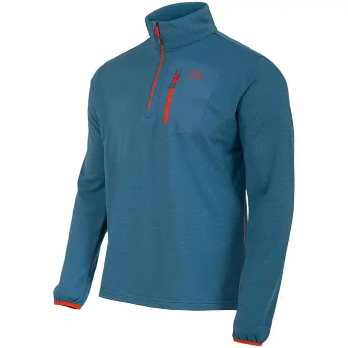 Highlander Hirta Mens Fleece Jumper - John Bull Clothing Blue from  John Bull Clothing