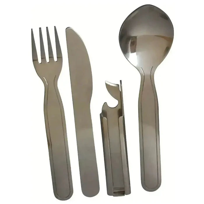 Highlander Military Metal Knife Fork and Spoon Set - John Bull Clothing  from  John Bull Clothing