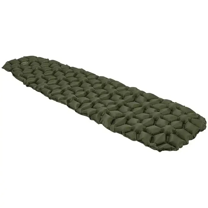 Highlander Nap-Pak Inflatable Sleeping Mattress Olive Green - John Bull Clothing  from  John Bull Clothing