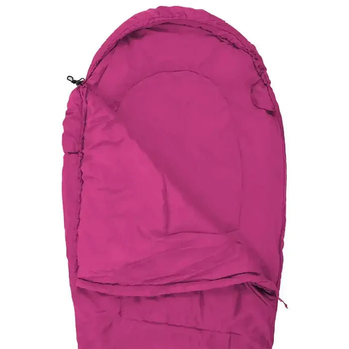 Highlander Sleepline 250 Mummy Style Sleeping Bag - John Bull Clothing Pink from  John Bull Clothing
